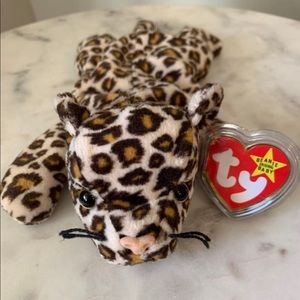 ⭐️5/$20 RARE Freckles original beanie baby with errors